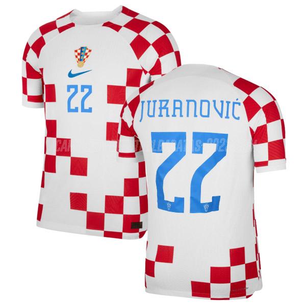 juranovic camiseta 1ª equipación croacia copa mundial 2022