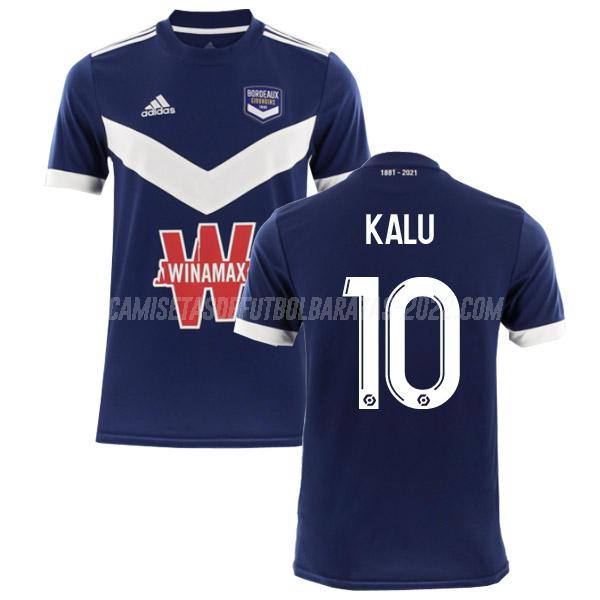 kalu camiseta de la 1ª equipación bordeaux 2021-22
