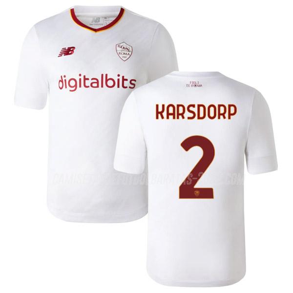 karsdorp camiseta 2ª equipación roma 2022-23