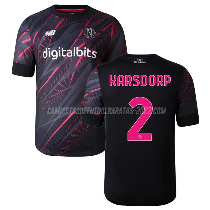 karsdorp camiseta 3ª equipación roma 2023