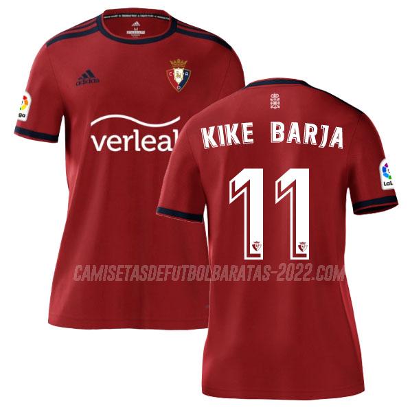 kike barja camiseta de la 1ª equipación osasuna 2021-22