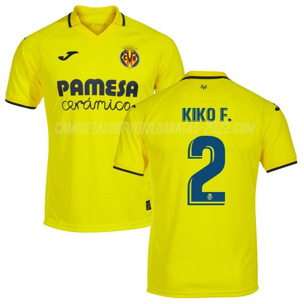 kiko f camiseta 1ª equipación villarreal 2022-23