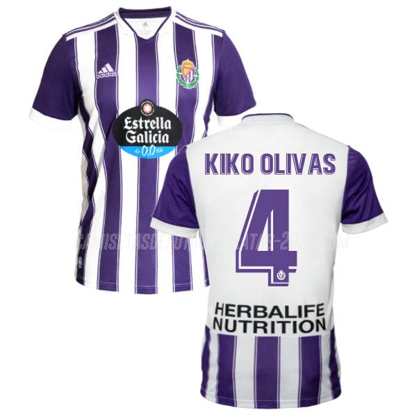 kiko olivas camiseta de la 1ª equipación real valladolid 2021-22