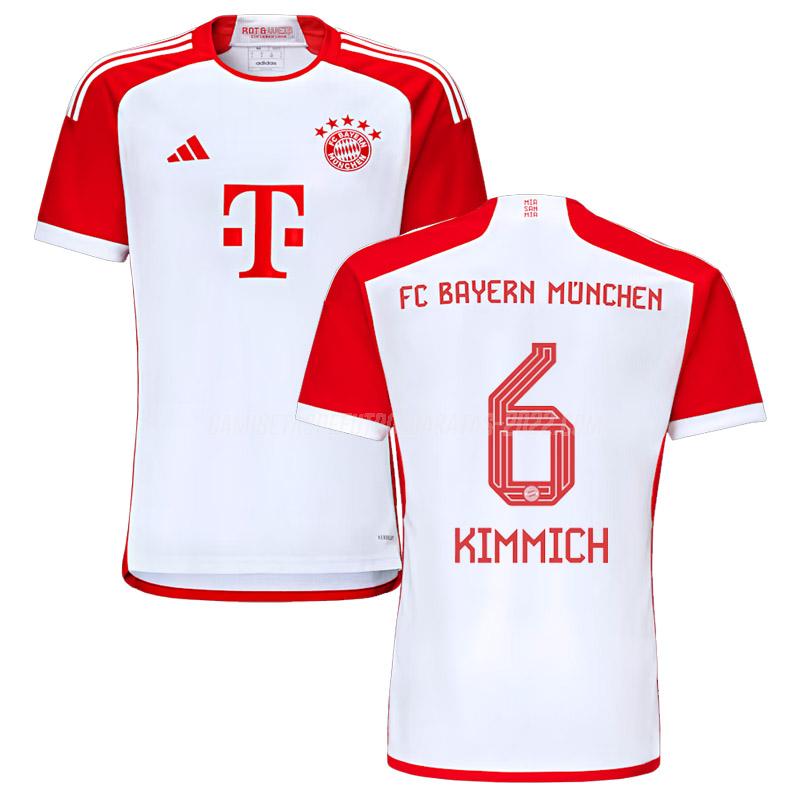 kimmich camiseta de la 1ª equipación bayern munich 2023-24