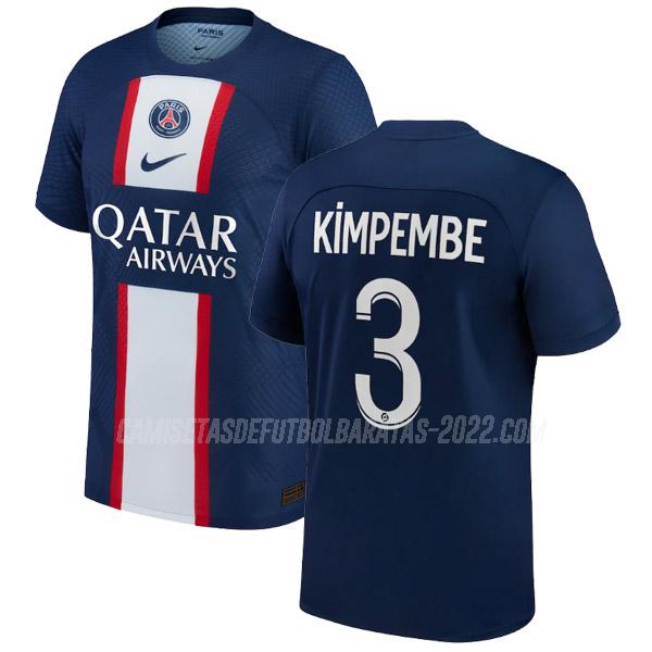 kimpembe camiseta 1ª equipación paris saint-germain 2022-23