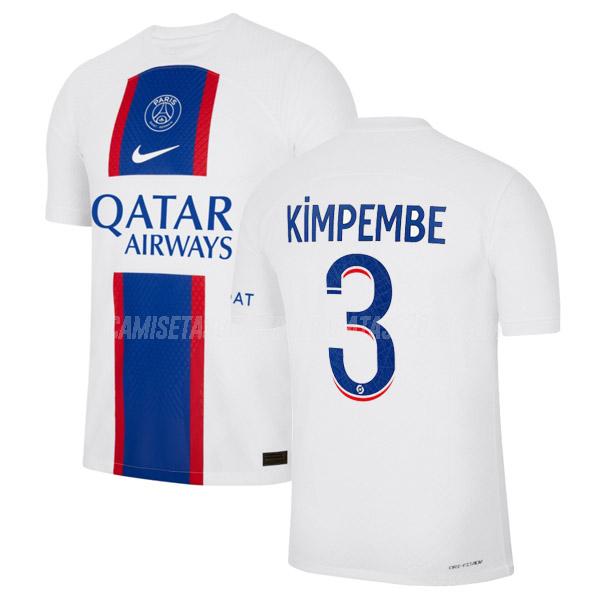 kimpembe camiseta 3ª equipación paris saint-germain 2022-23