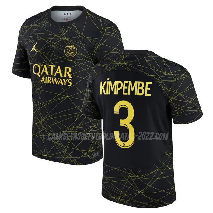 kimpembe camiseta 4ª equipación paris saint-germain 2022-23