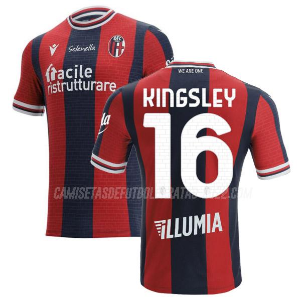 kingsley camiseta de la 1ª equipación bologna 2021-22