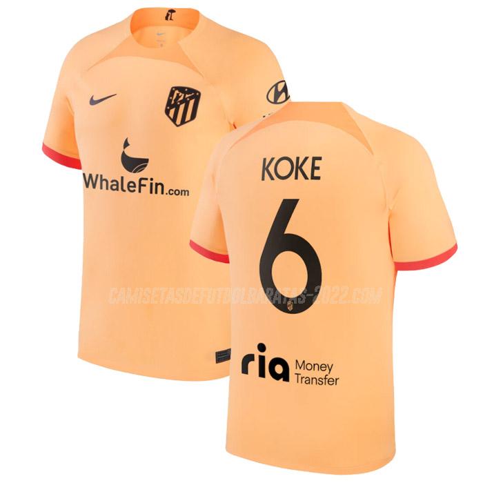 koke camiseta 3ª equipación atletico madrid 2022-23