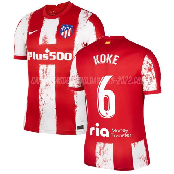 koke camiseta de la 1ª equipación atlético de madrid 2021-22