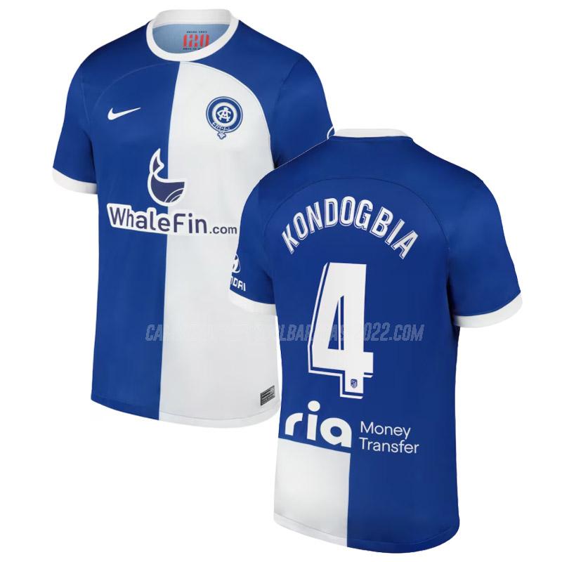 kondogbia camiseta de la 2ª equipación atlético de madrid 120 aniversario 2023