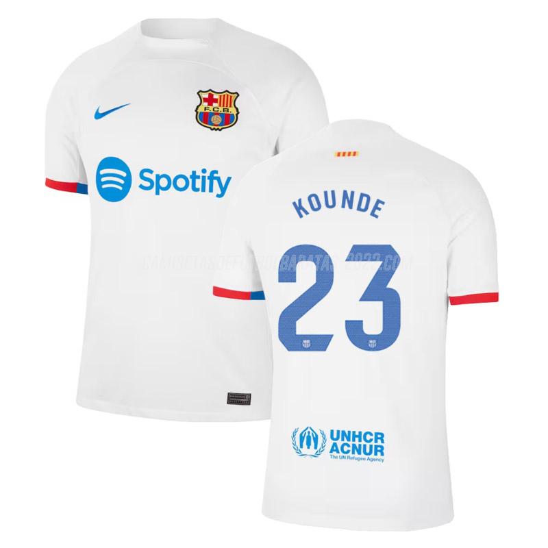 kounde camiseta de la 2ª equipación barcelona 2023-24