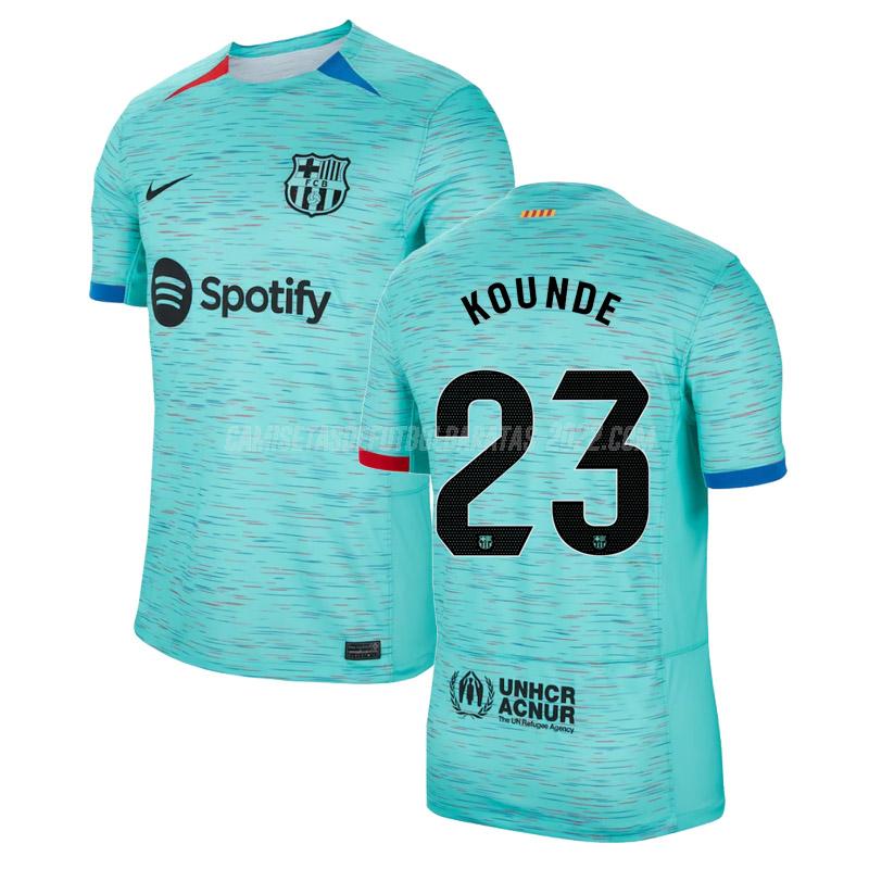 kounde camiseta de la 3ª equipación barcelona 2023-24