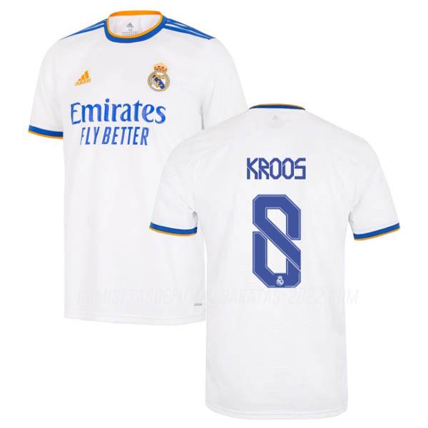 kroos camiseta de la 1ª equipación real madrid 2021-22