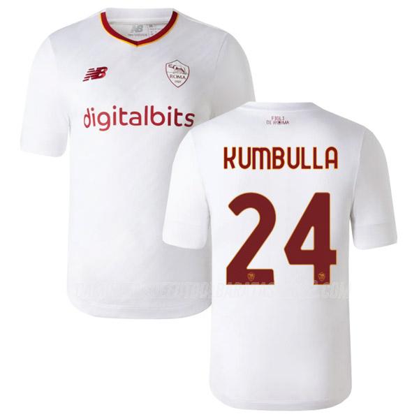 kumbulla camiseta 2ª equipación roma 2022-23