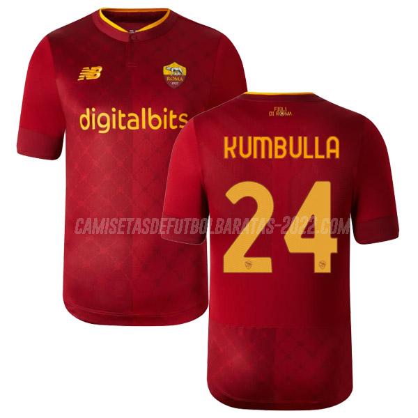 kumbulla camiseta de la 1ª equipación roma 2022-23