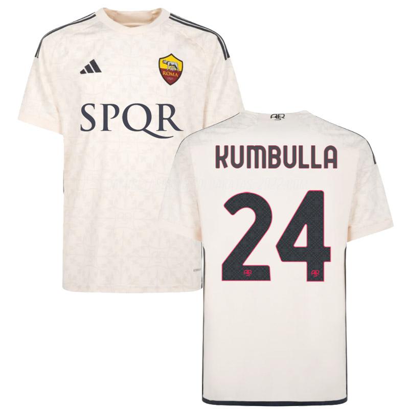 kumbulla camiseta de la 2ª equipación roma 2023-24