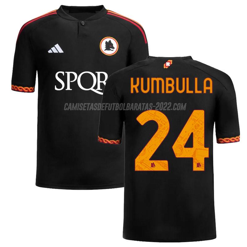 kumbulla camiseta de la 3ª equipación roma 2023-24