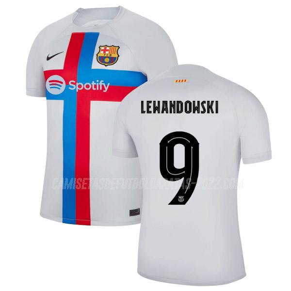 lewandowski camiseta 3ª equipación barcelona 2022-23