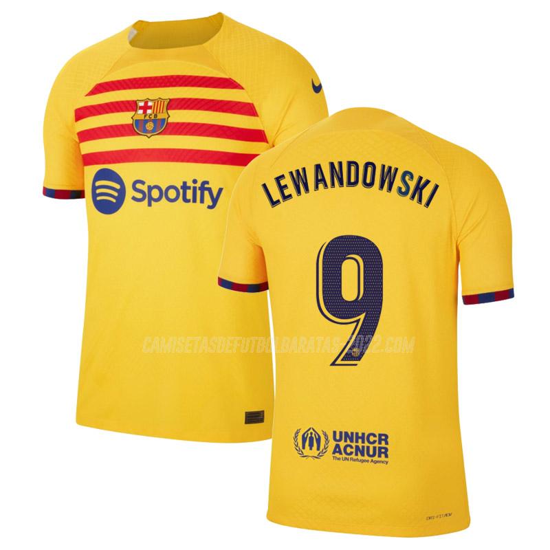 lewandowski camiseta de la 4ª equipación barcelona 2022-23