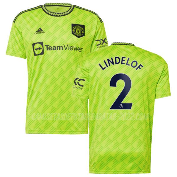 lindelof camiseta 3ª equipación manchester united 2022-23