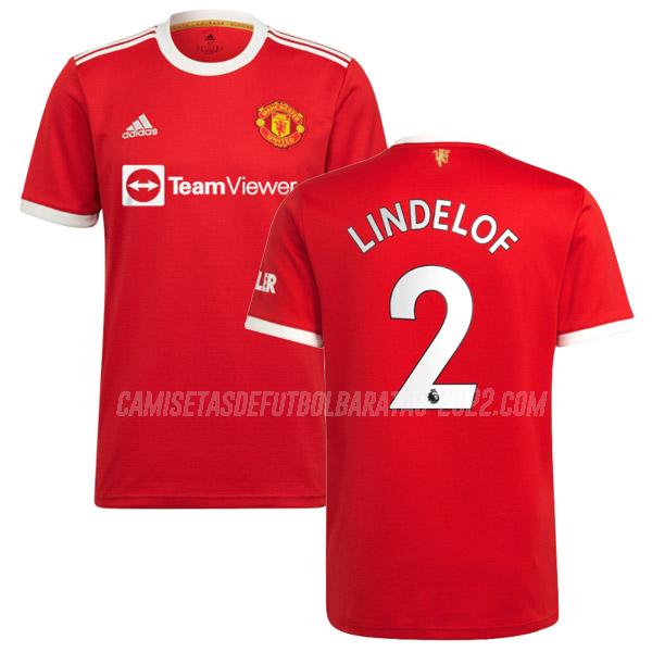 lindelof camiseta de la 1ª equipación manchester united 2021-22