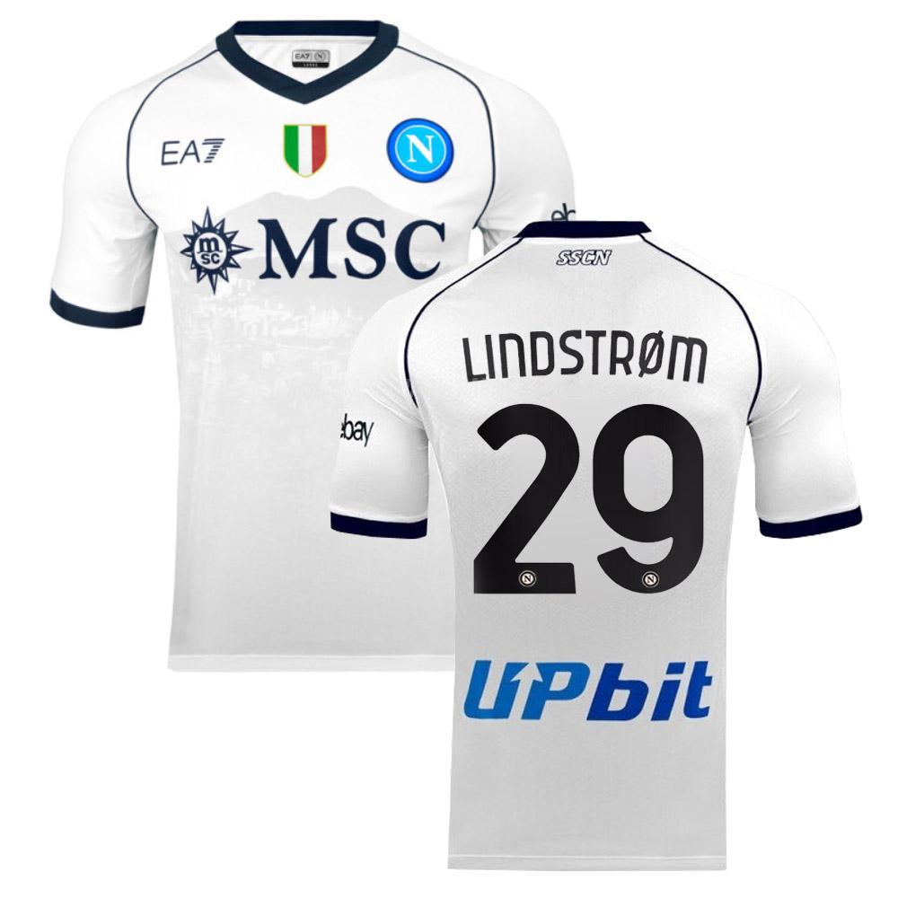 lindstrom camiseta de la 2ª equipación napoli 2023-24