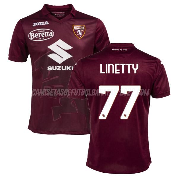 linetty camiseta 1ª equipación torino 2022-23