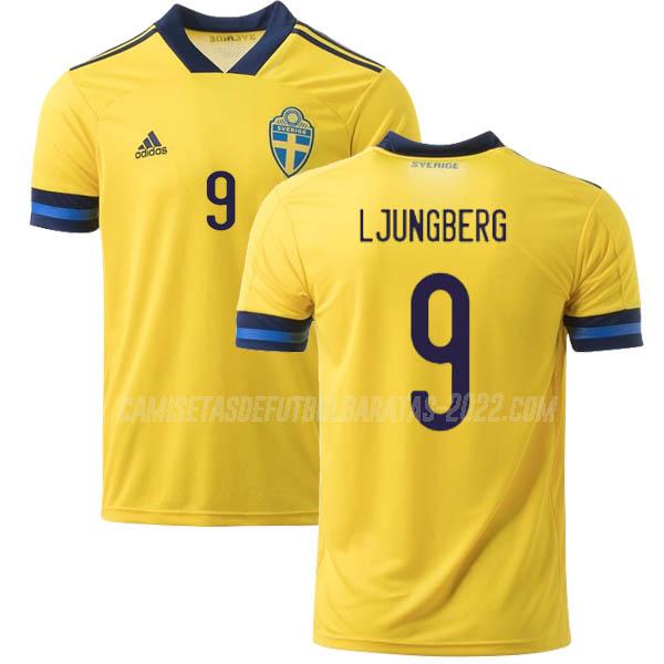 ljungberg camiseta de la 1ª equipación suecia 2020-2021