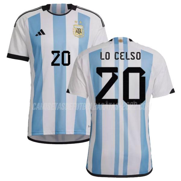lo celso camiseta 1ª equipación argentina 2022