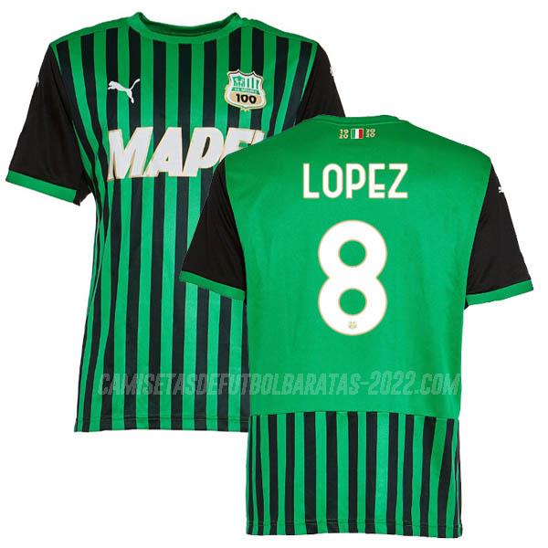 lopez camiseta de la 1ª equipación sassuolo calcio 2020-21