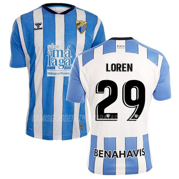 loren camiseta 1ª equipación malaga 2022-23