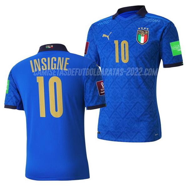 lorenzo insigne camiseta de la 1ª equipación italia 2021-22