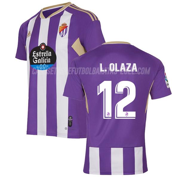 lucas olaza camiseta 1ª equipación real valladolid 2022-23