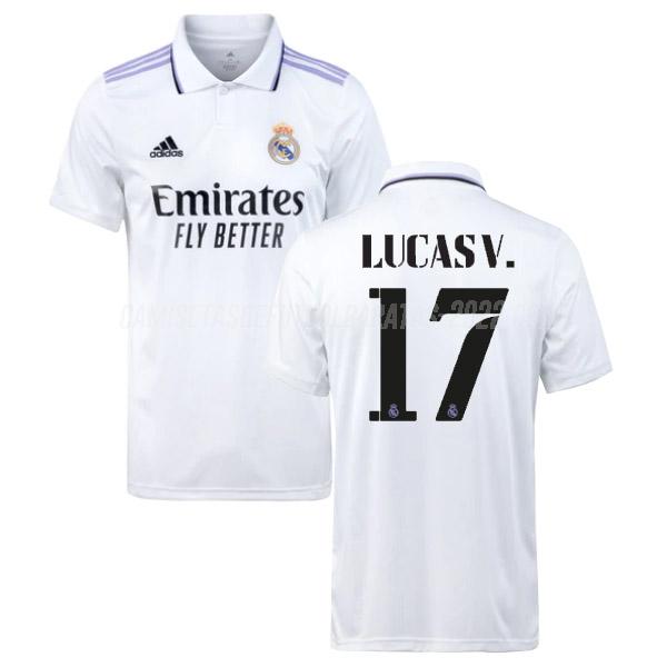 lucas v camiseta 1ª equipación real madrid 2022-23