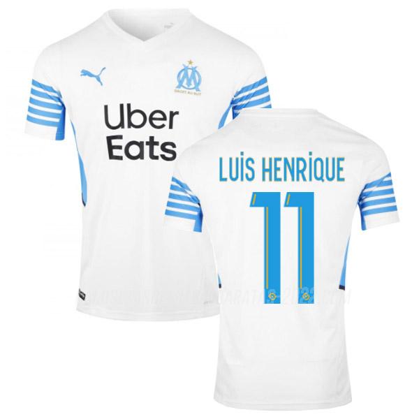 luis henrique camiseta de la 1ª equipación marseille 2021-22