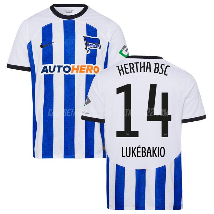 lukebakio camiseta 1ª equipación hertha berlin 2022-23