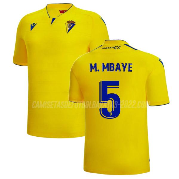 m. mbaye camiseta 1ª equipación cadiz 2022-23