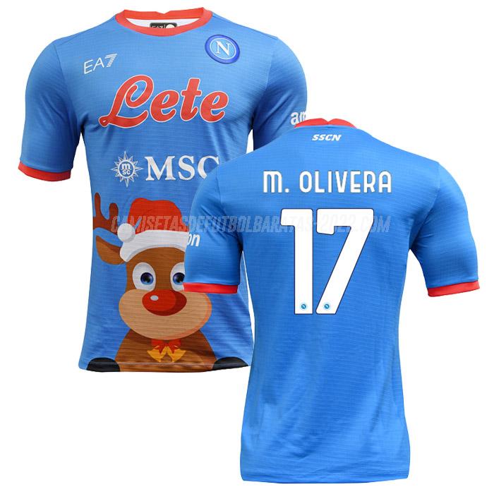 m. olivera camiseta napoli christmas 2022