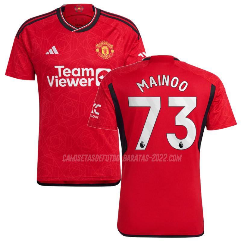 mainoo camiseta de la 1ª equipación manchester united 2023-24