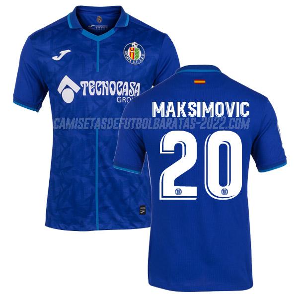 maksimovic camiseta de la 1ª equipación getafe 2021-22