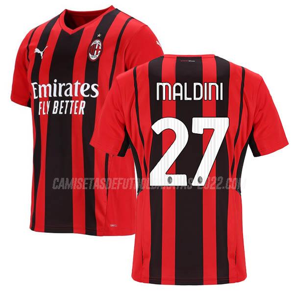 maldini camiseta de la 1ª equipación ac milan 2021-22