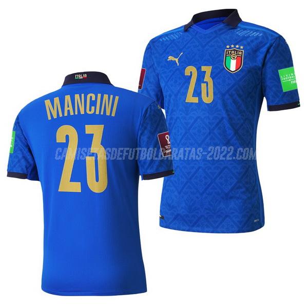 mancini camiseta de la 1ª equipación italia 2021-22