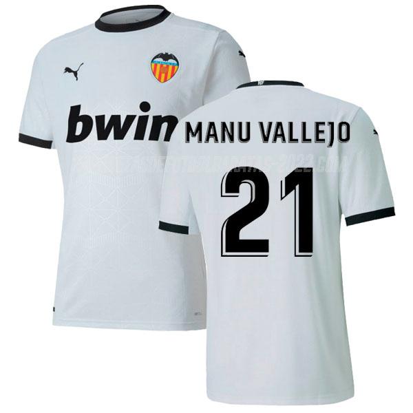 manu vallejo camiseta de la 1ª equipación valencia 2020-21