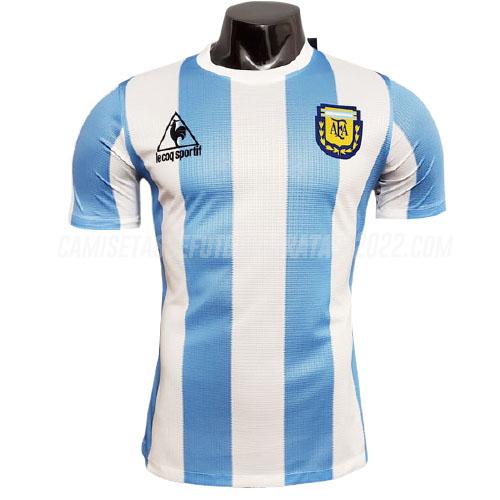 maradona camiseta retro 1ª equipación argentina edición de jugador 1986
