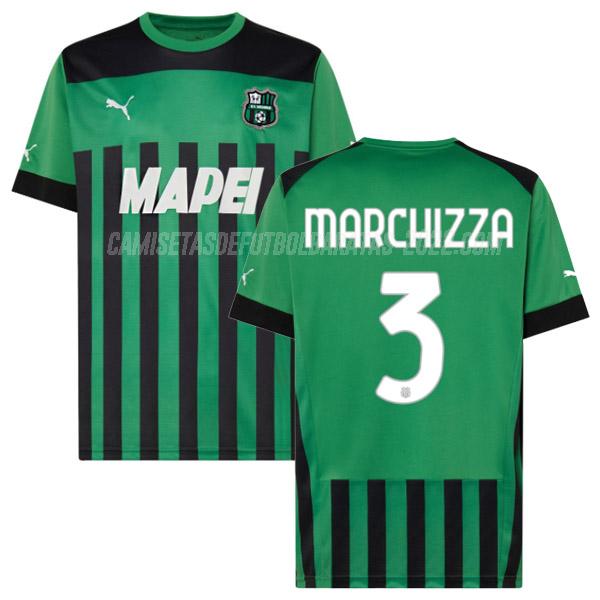 marchizza camiseta 1ª equipación sassuolo calcio 2022-23