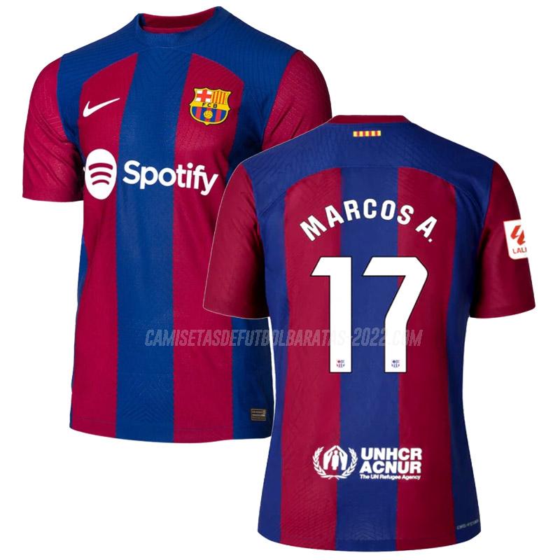 marcos a camiseta de la 1ª equipación barcelona edición de jugador 2023-24