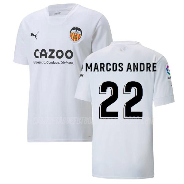 marcos andré camiseta 1ª equipación valencia 2022-23