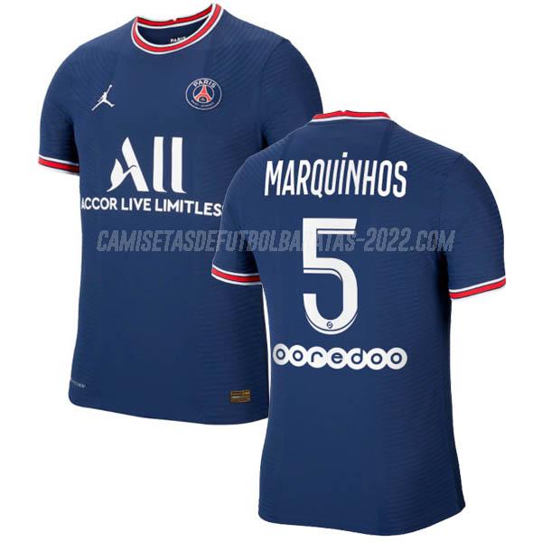 marquinhos camiseta de la 1ª equipación paris saint-germain 2021-22