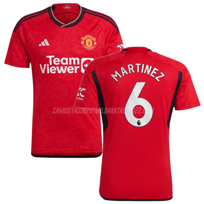 martinez camiseta de la 1ª equipación manchester united 2023-24